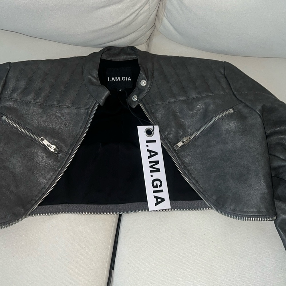 I AM GIA BRAND NEW HALF MOTOR JACKET